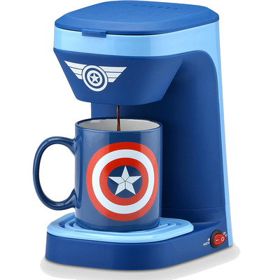 Marvel - Captain America 1-cup coffee maker with mug