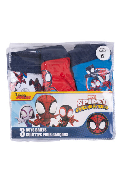 Marvel - Spidey and his Amazing Friends - Boys' cotton briefs, pk. of 3