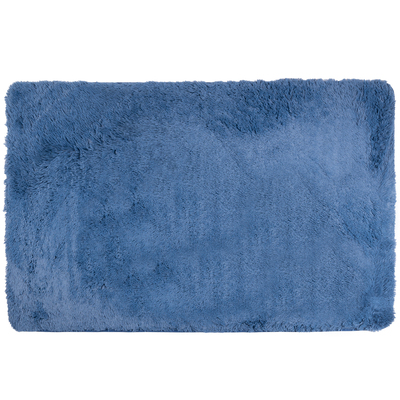 Matrix Home - Tapis à poil long pelucheux - Bleu