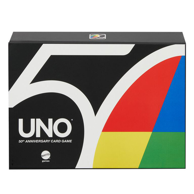Mattel - UNO - Jeu de cartes Premium Édition 50ème Anniversaire