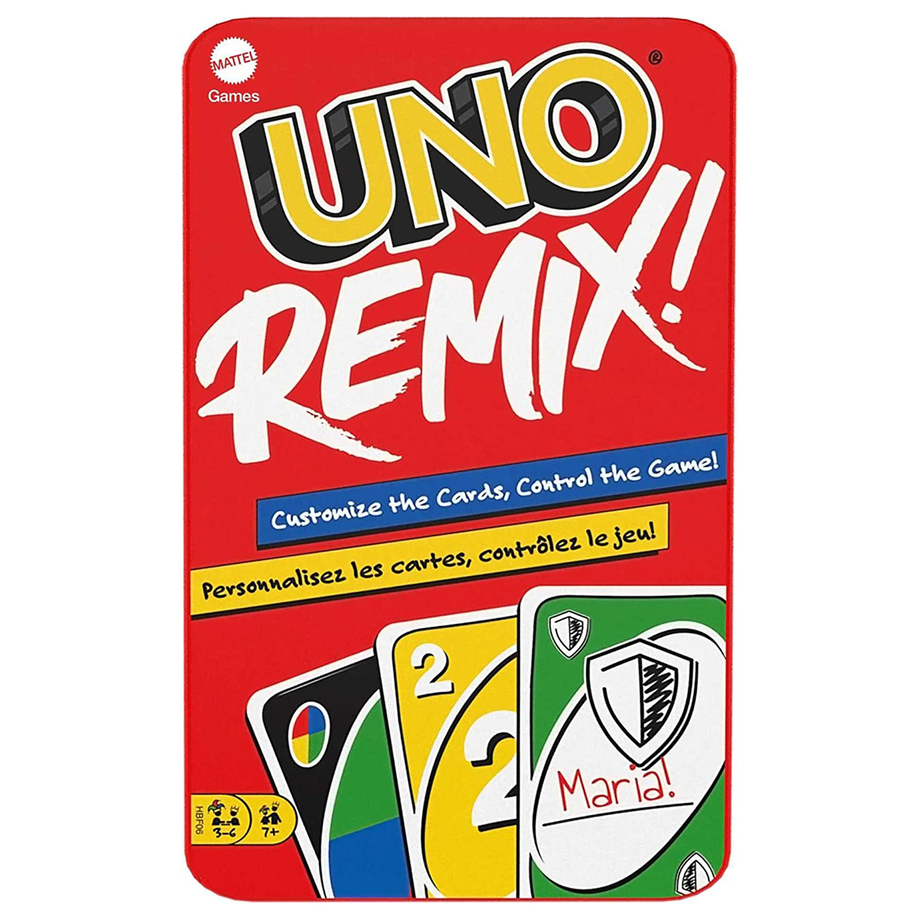 Mattel - UNO - Jeu de cartes Remix, Fr