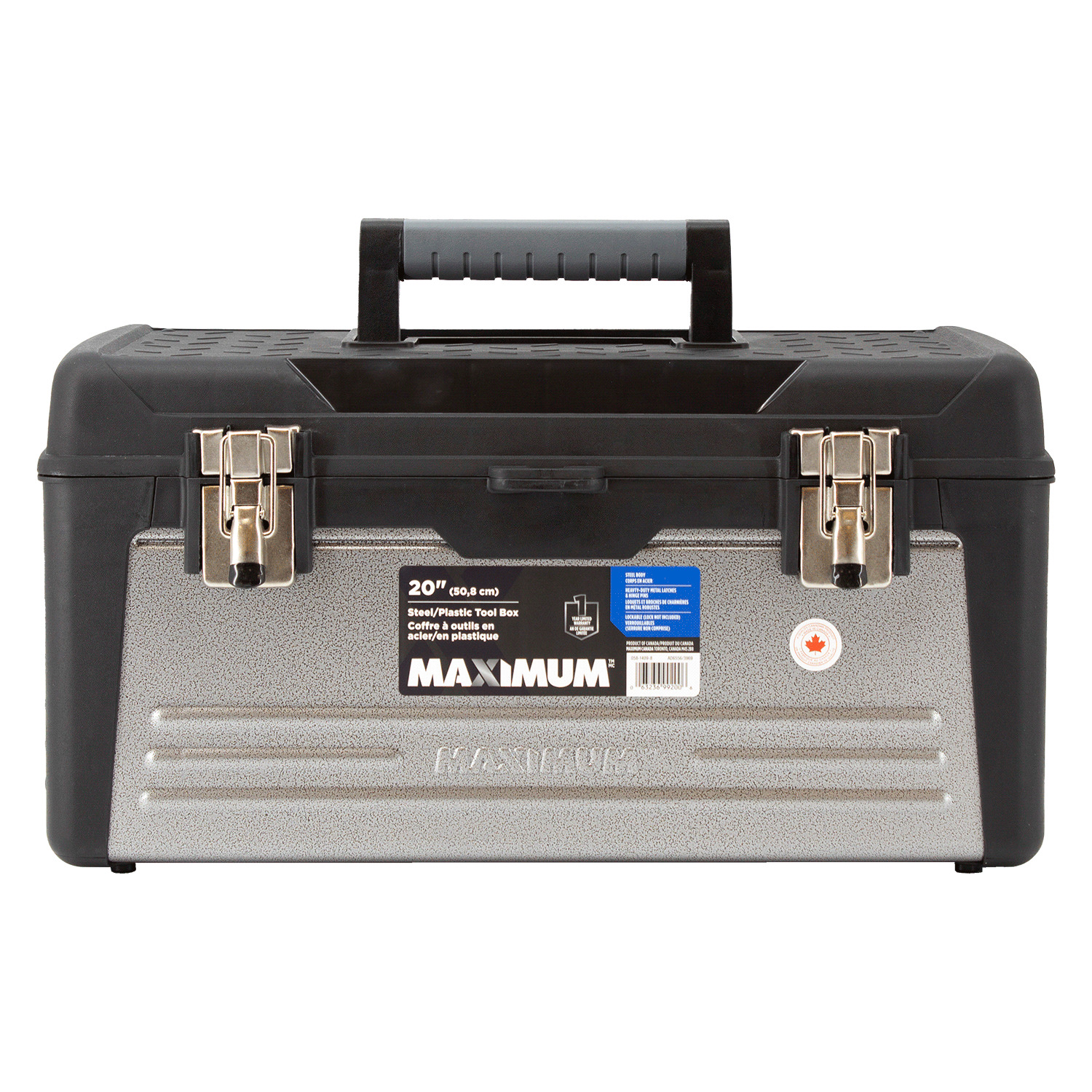 Maximum - Steel & plastic tool box