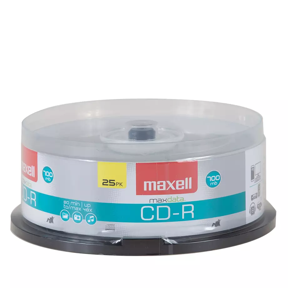 Maxwell - max data CD-R, paq. de 25