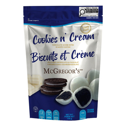 McGregor's - Bouch&eacute;es de chocolat, Biscuits et cr&egrave;me