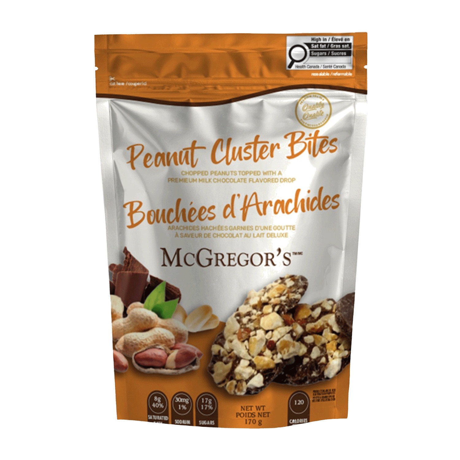 McGregor's - Peanut cluster bites. Size: 170g | Rossy