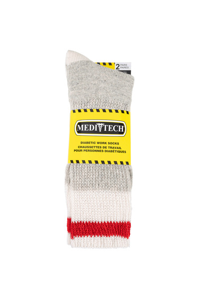 Medit Tech - Men's wool work diabetic socks - 2 pairs