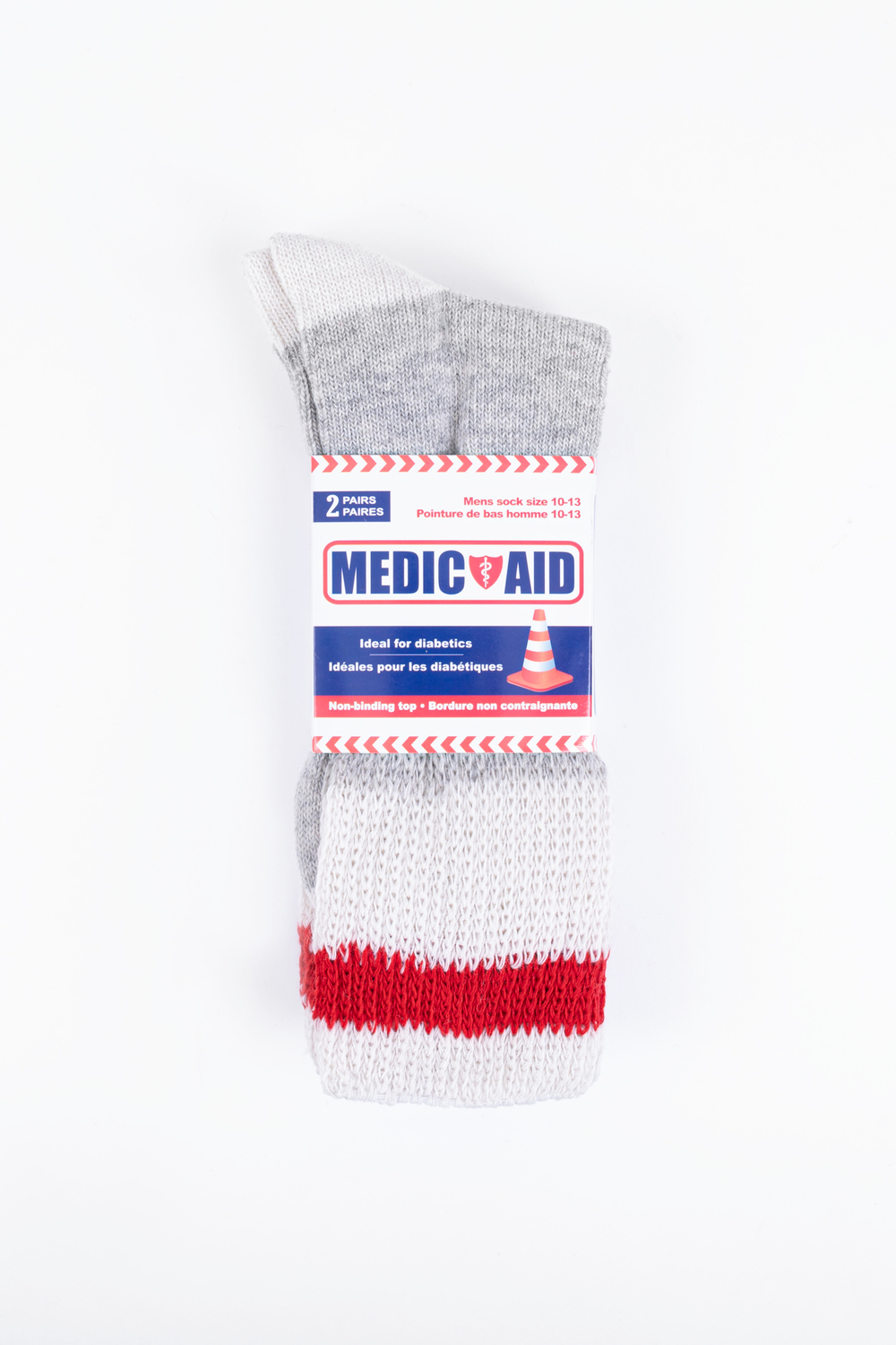 Medic Aid - Non-binding socks, 2 pairs
