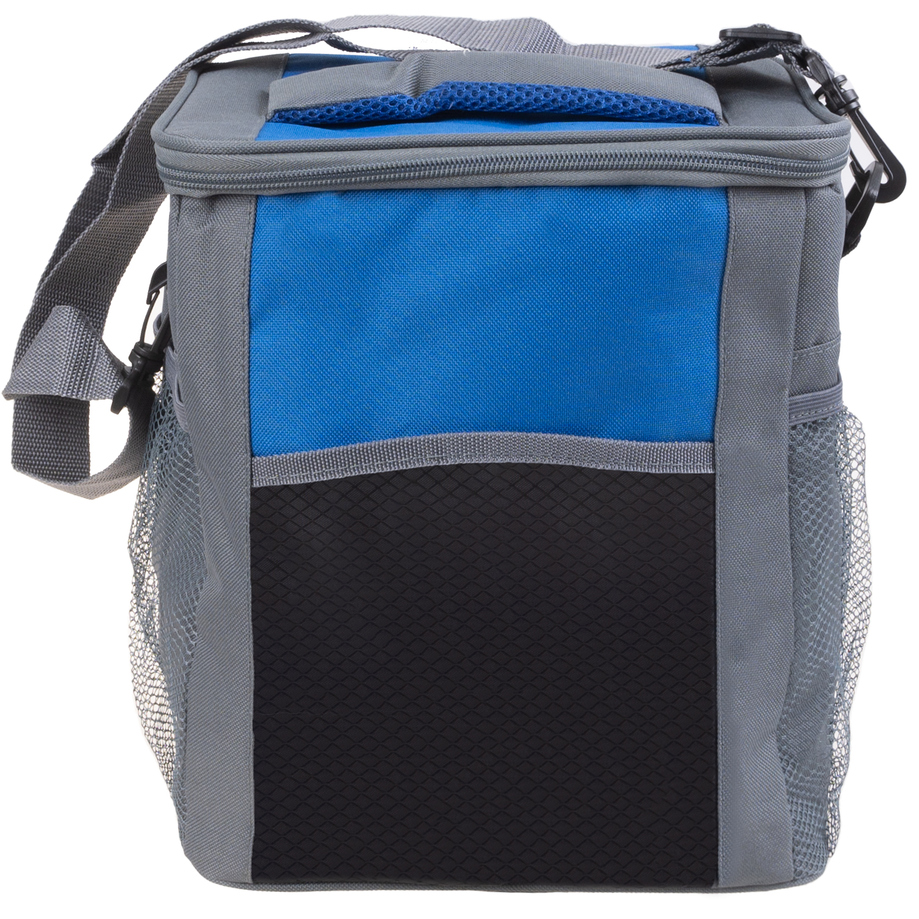 Medium insulated cooler bag, 18 can capacity - Blue