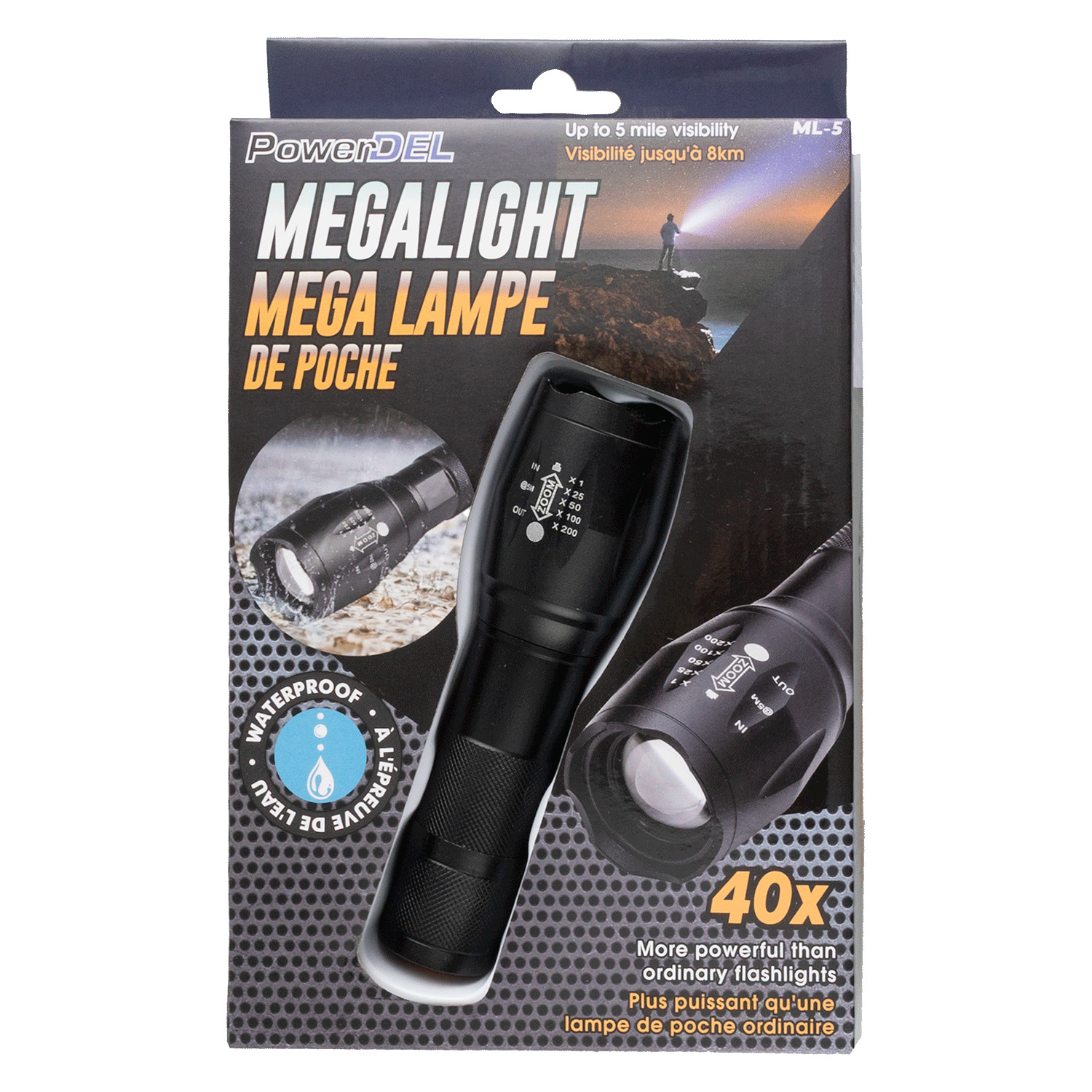 Mega lampe de poche