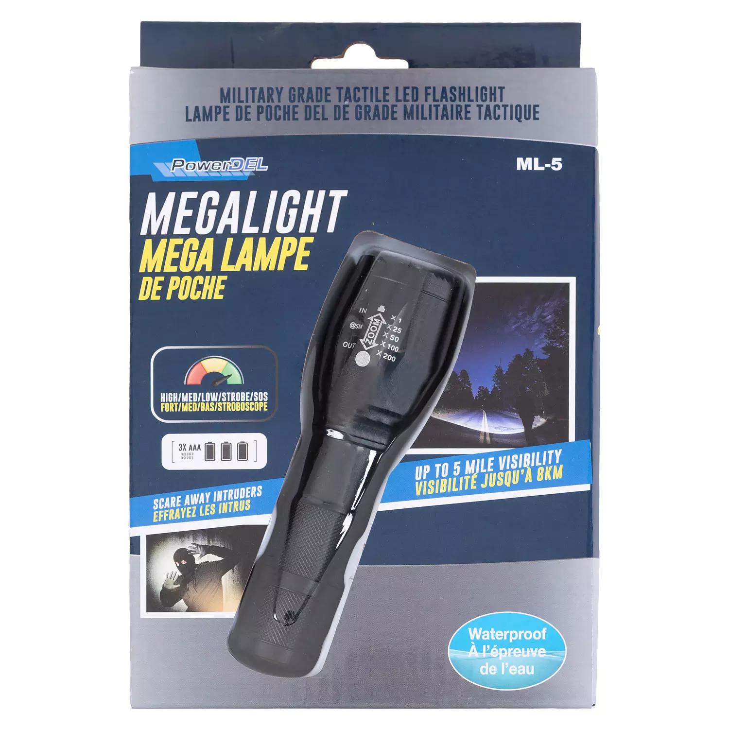 Megalight flashlight