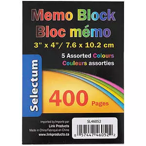 Memo block, 400 pages