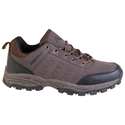 Men's 2-toned, lace-up hiking shoes