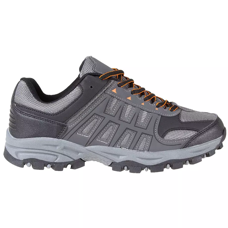 Men's lace-up, low-cut hiking shoes, size 11