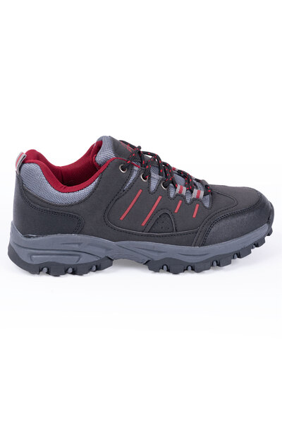 Men's lace-up, two-tone hiking shoes