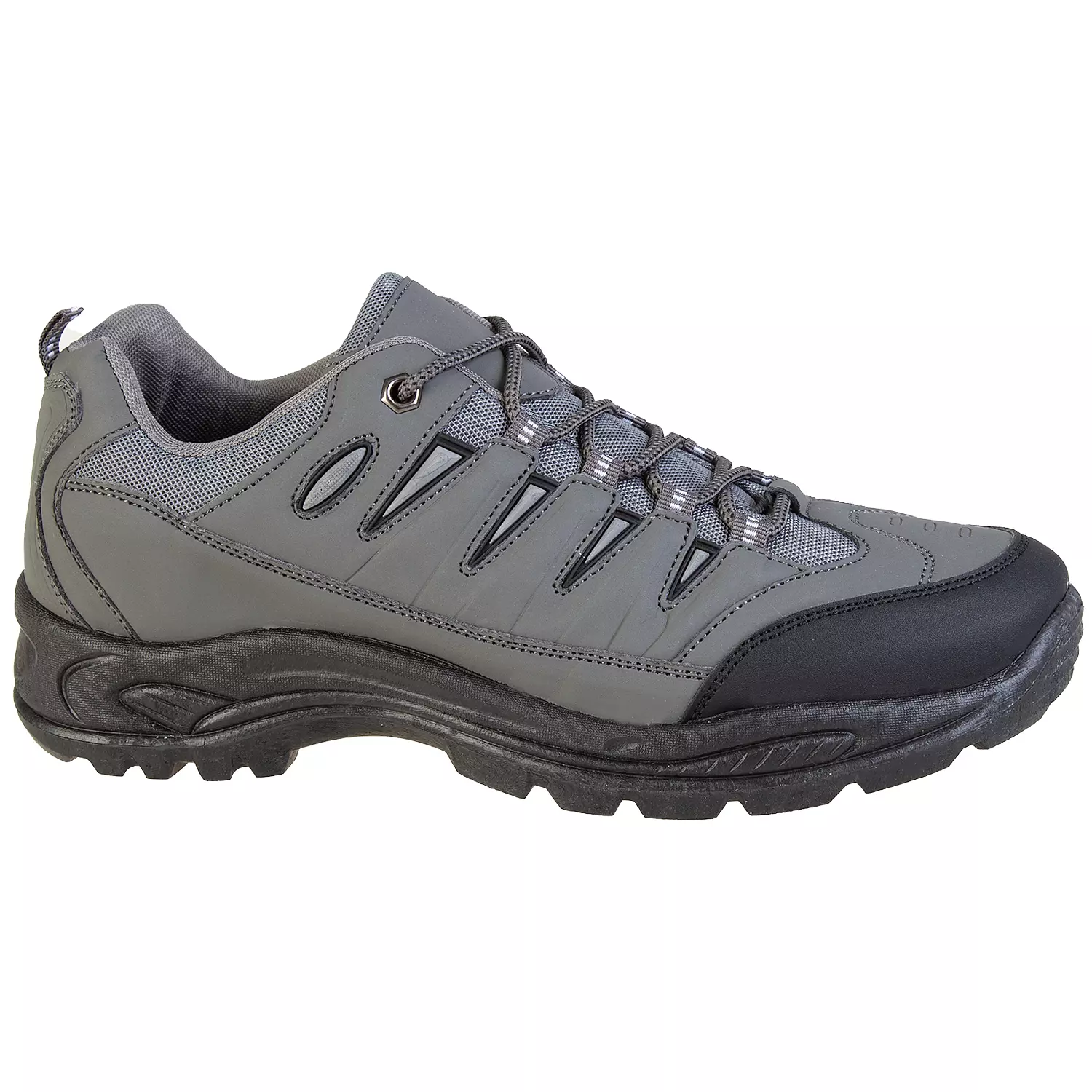 Men's low top waterproof trekking and hiking shoes, size 10