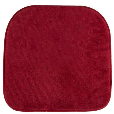 Microfiber chair pad set, 14"x14", pk. of 2 - Red