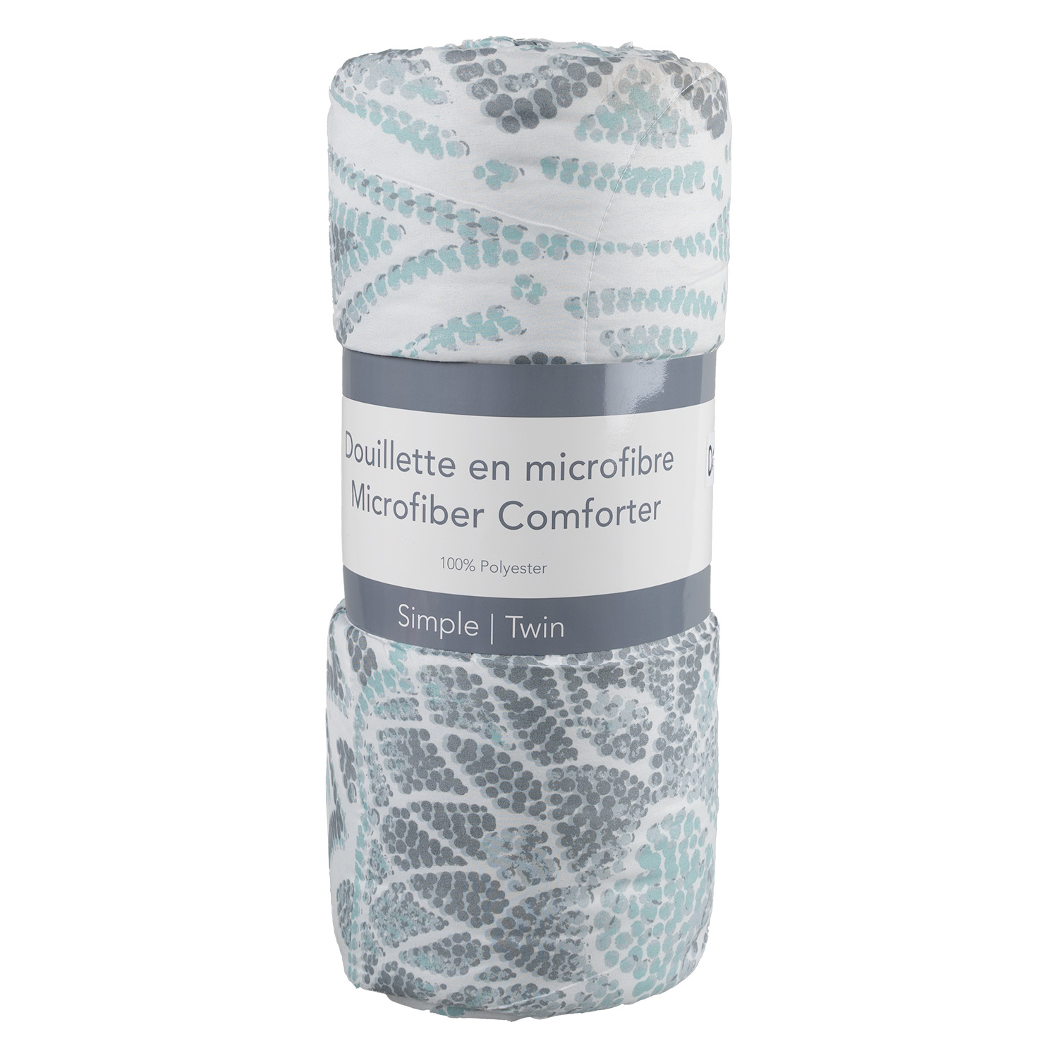 Microfiber comforter, Dotted flowers