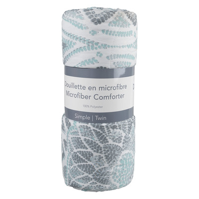 Microfiber comforter, Dotted flowers