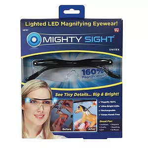 Mighty Sight - Lunettes grossissantes à DEL