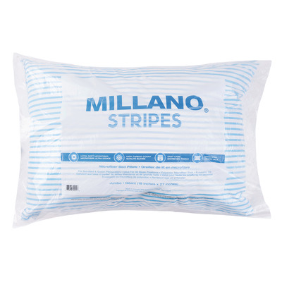 Millano Stripes - Oreiller en microfibre, 19"x27" - Jumbo