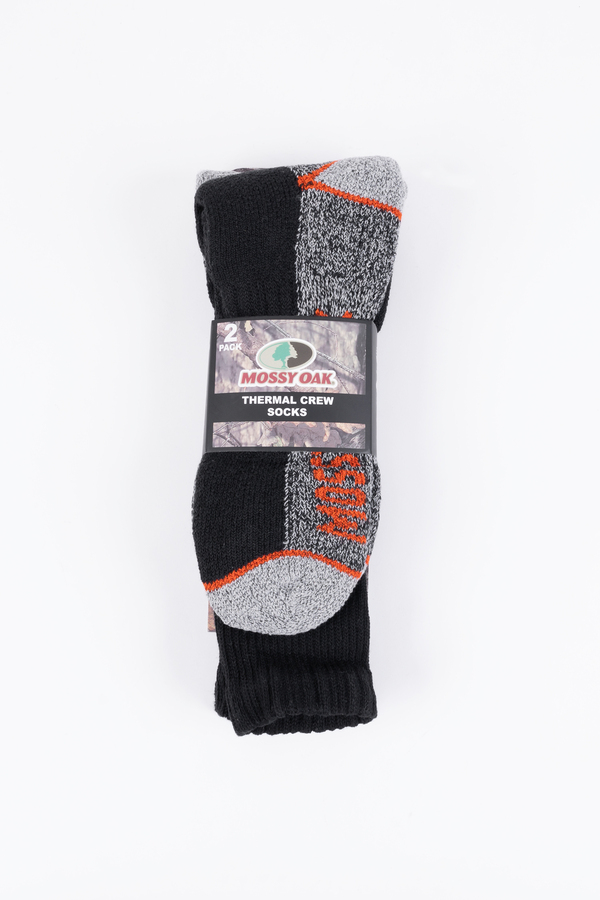 Mossy Oak - Men's thermal crew socks, 2 pairs
