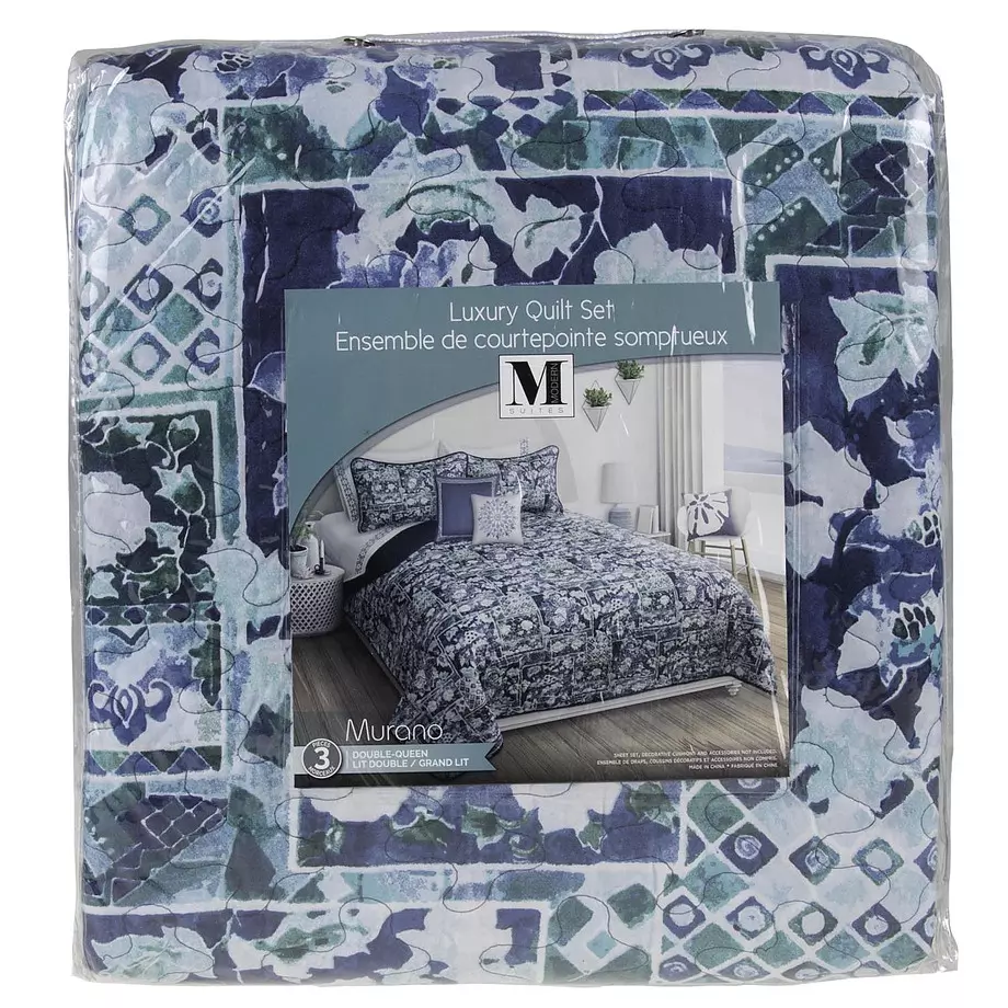 Murano, luxury quilt set, double/queen