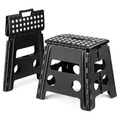 Muti-functional folding step stool, 13"