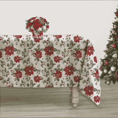 Nappe festive - Poinsettia