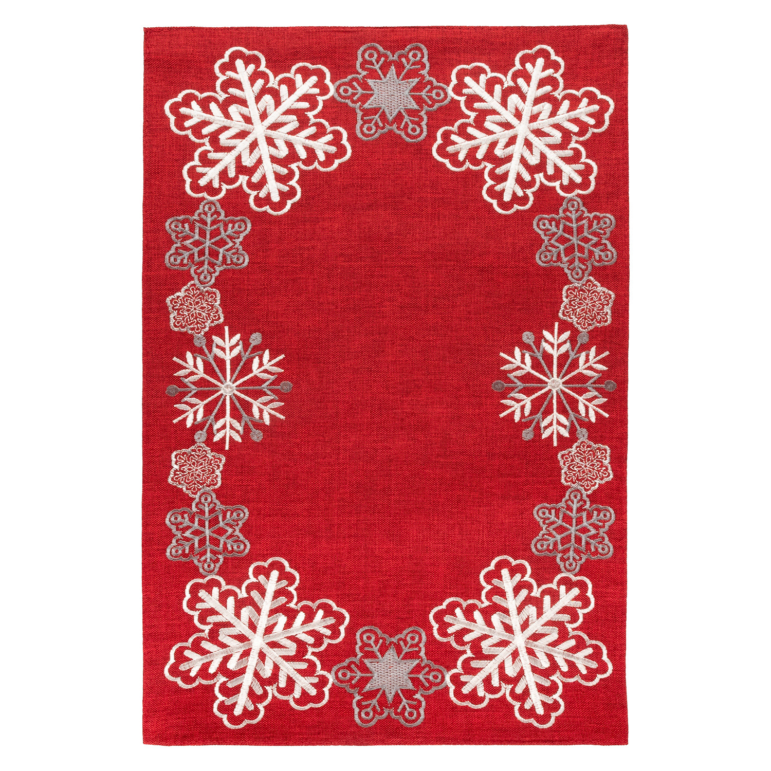 Napperon de No&euml;l, Flocons