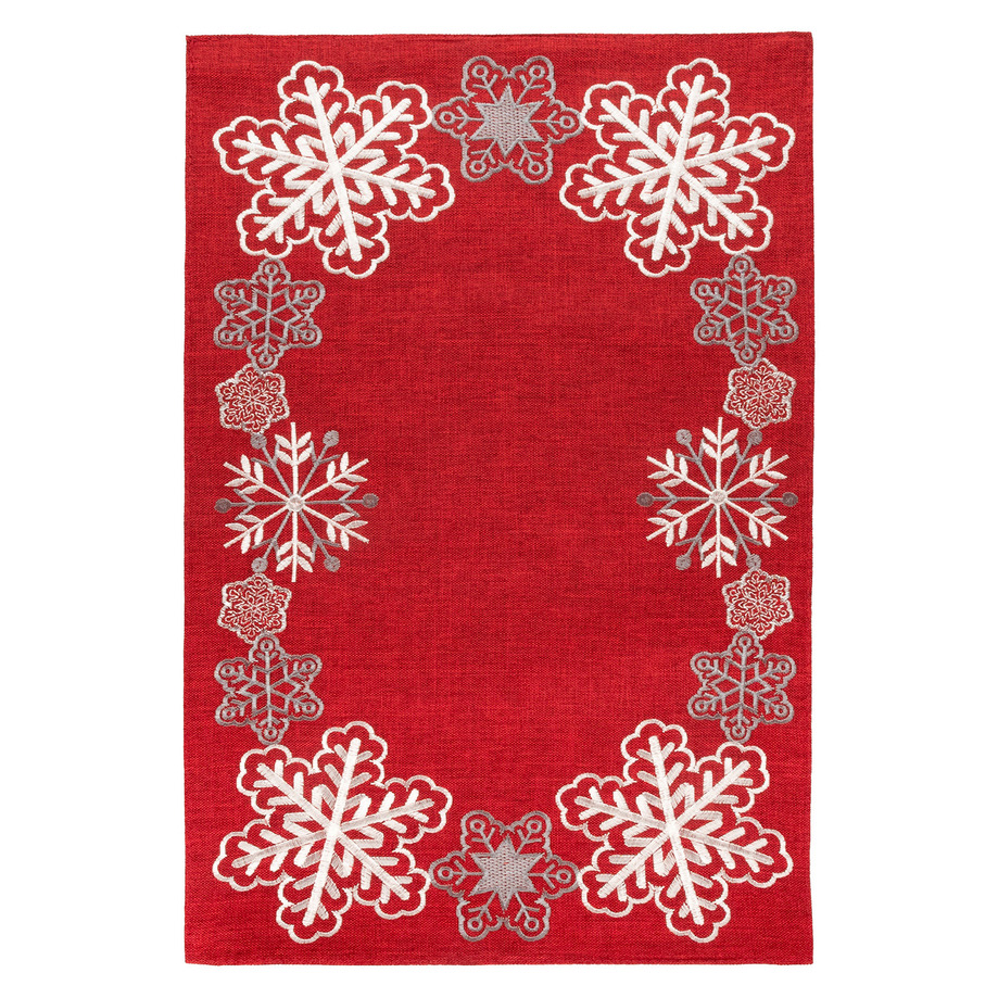 Napperon de No&euml;l, Flocons