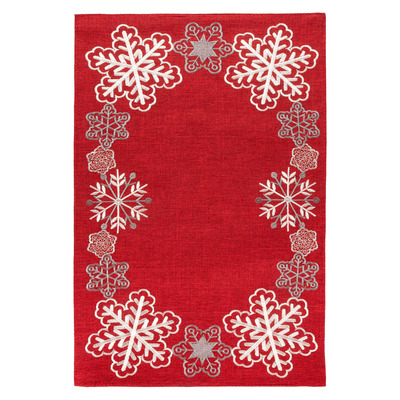 Napperon de No&euml;l, Flocons