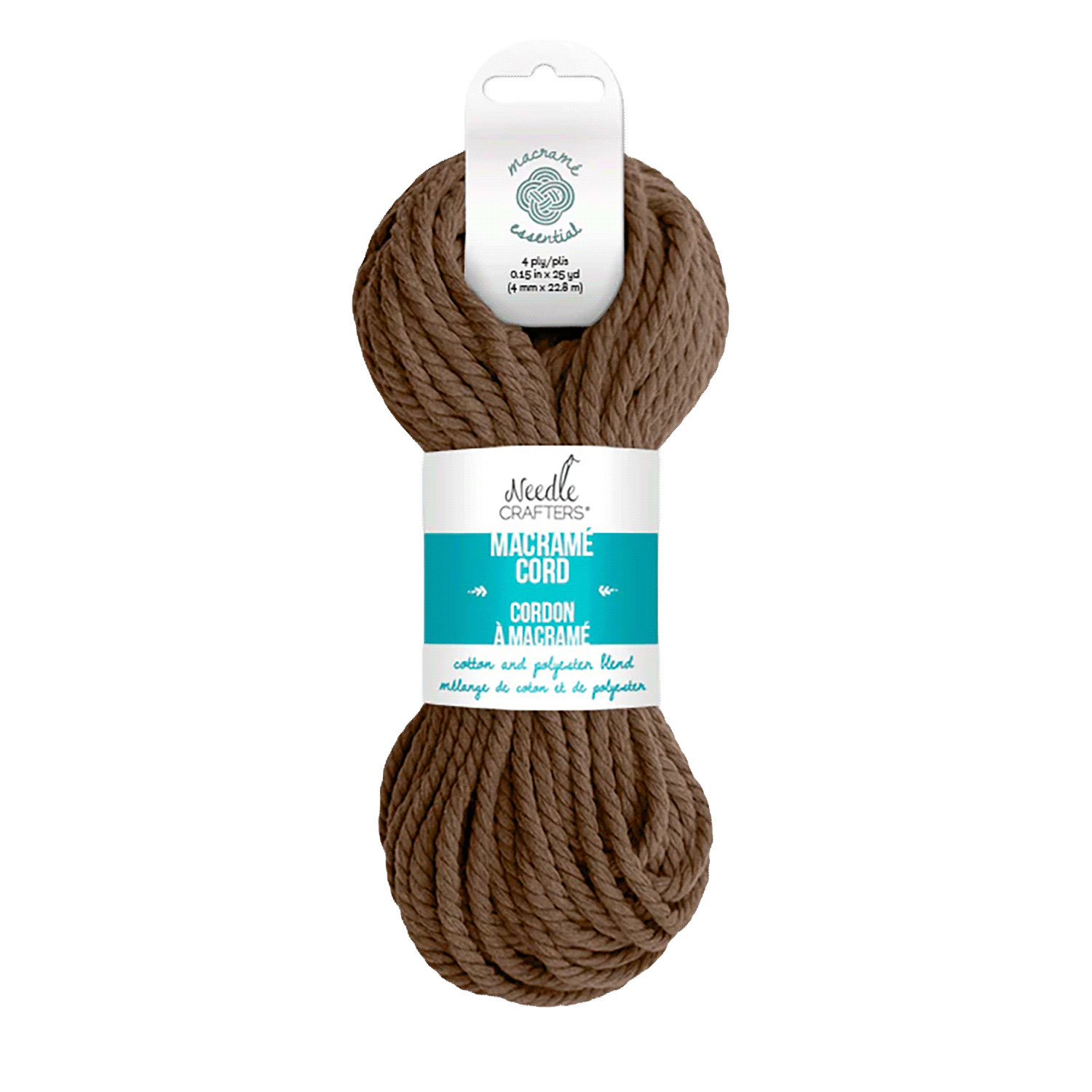 Needle Crafters - Cordon &agrave; macram&eacute; - Chocolat