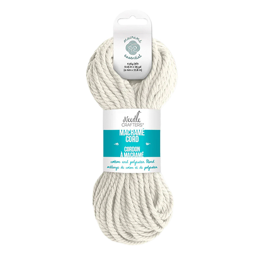 Needle Crafters - Cordon &agrave; macram&eacute; - &Eacute;cru