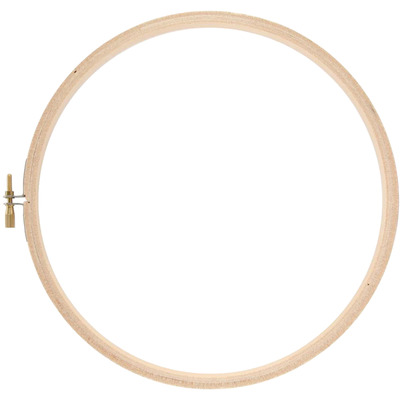 Needle Crafters - Embroidery hoop with brass clamp