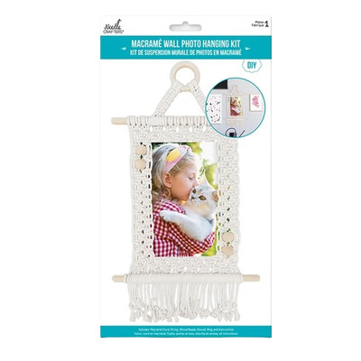 Needle Crafters - Kit de cadre photo suspendu en macram&eacute;