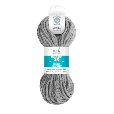 Needle Crafters - Macram&eacute; cord - Light grey