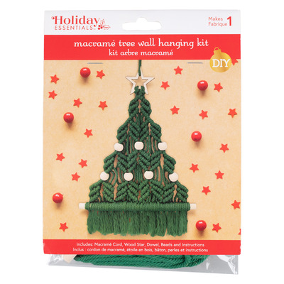 Needle Crafters - Macram&eacute; tree wall hanging kit, Green