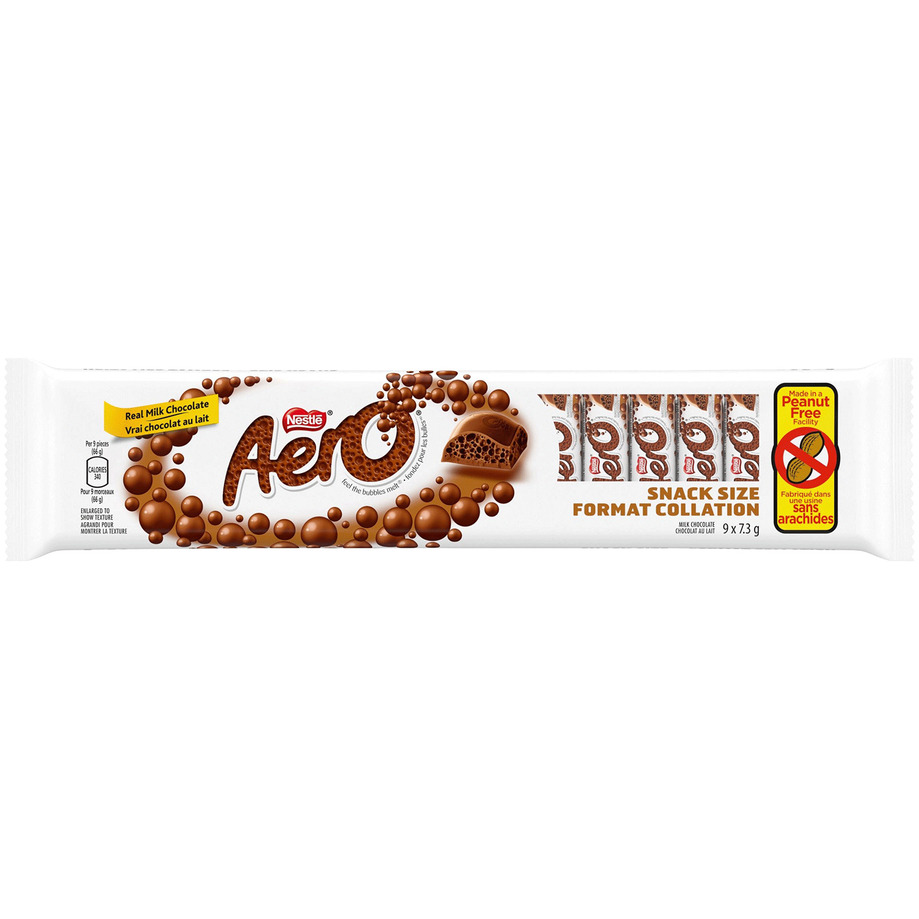 Nestlé - Aero - Snack size, pk. of 9x7.3g