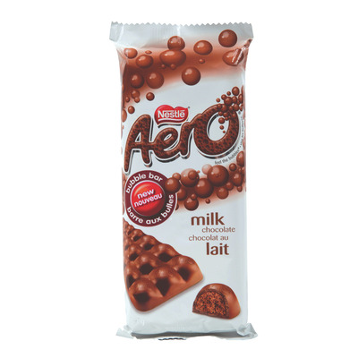 Nestlé- Aero - Tablette de chocolat au lait, 97g