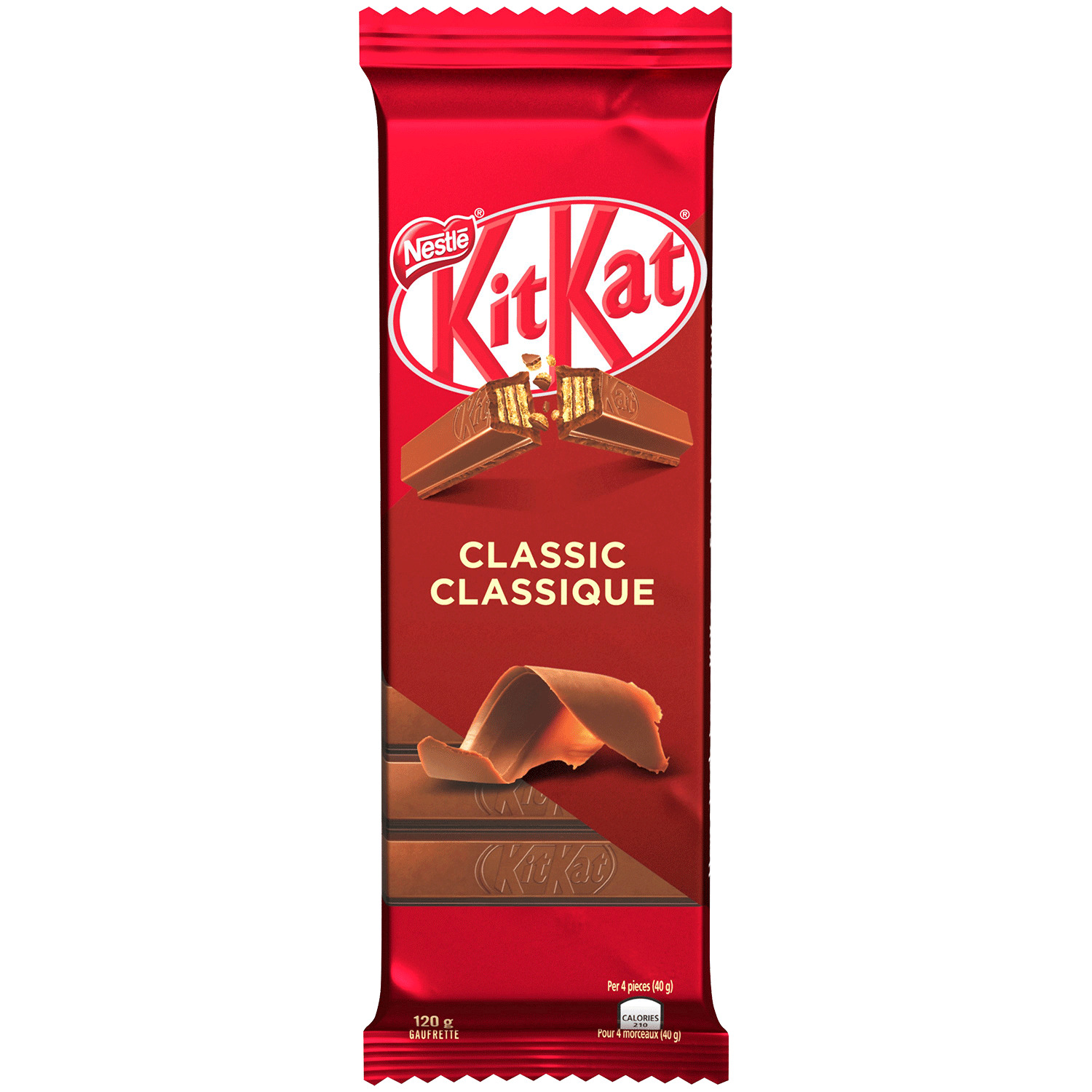 Nestlé - KitKat - Classic wafer bar, 120g