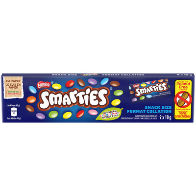 Nestlé - Smarties - Snack size, pk. of 9x10g