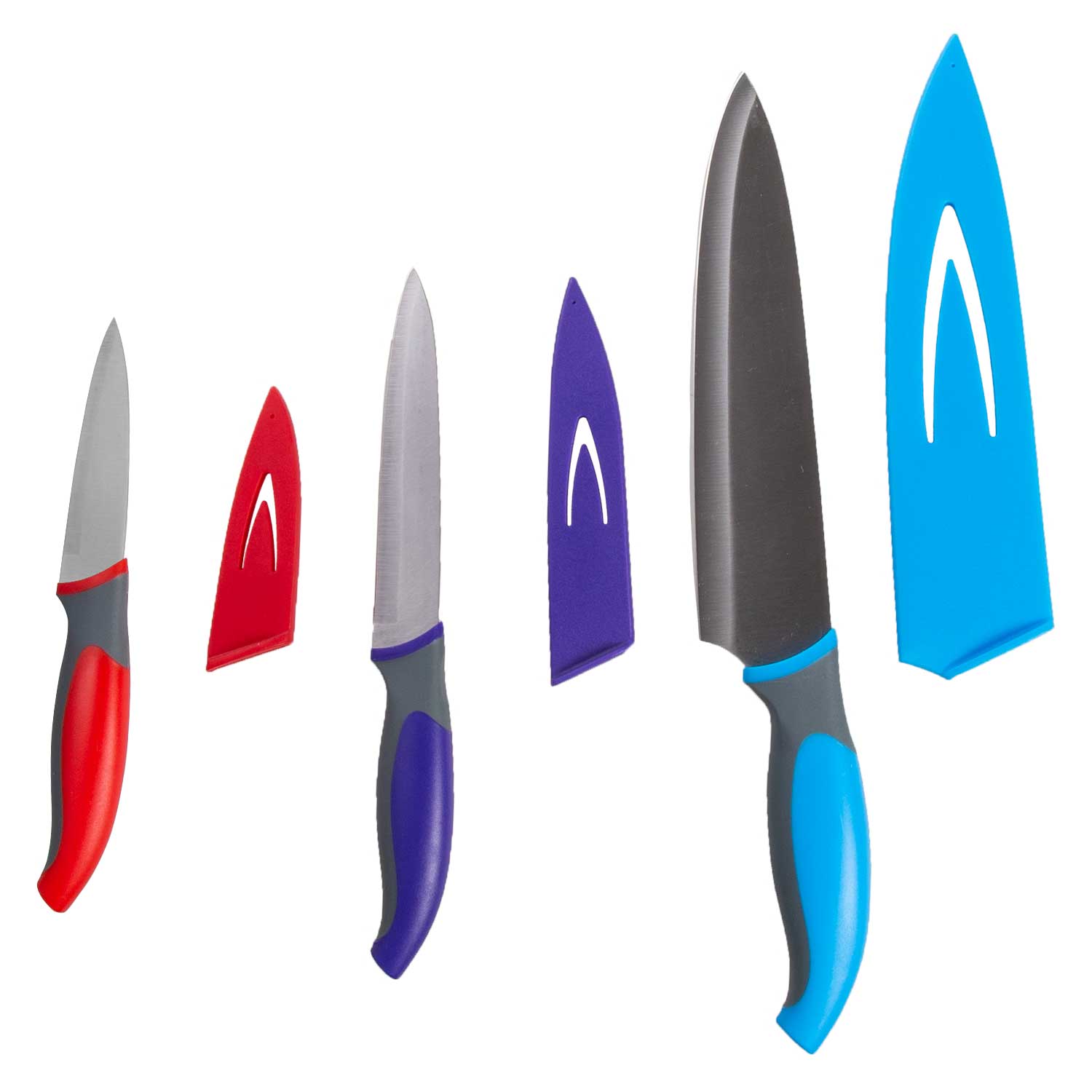 Neumark - Ensemble de 3 couteaux avec protège-lame, Fr