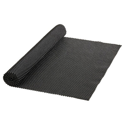 Non-adhesive PVC shelf liner, 25.5" x 4 feet - Black