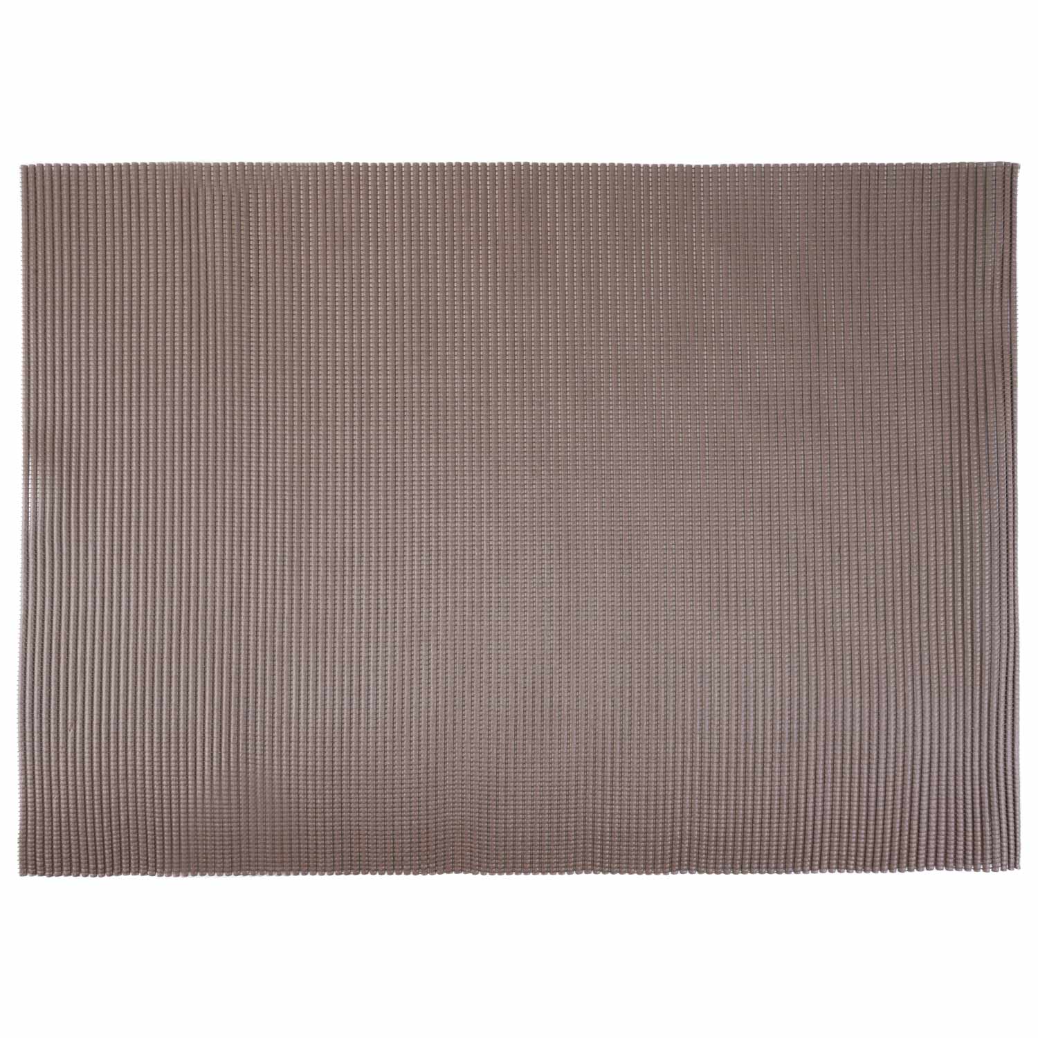 Non-adhesive PVC shelf liner, 25.5" x 4 feet - Brown