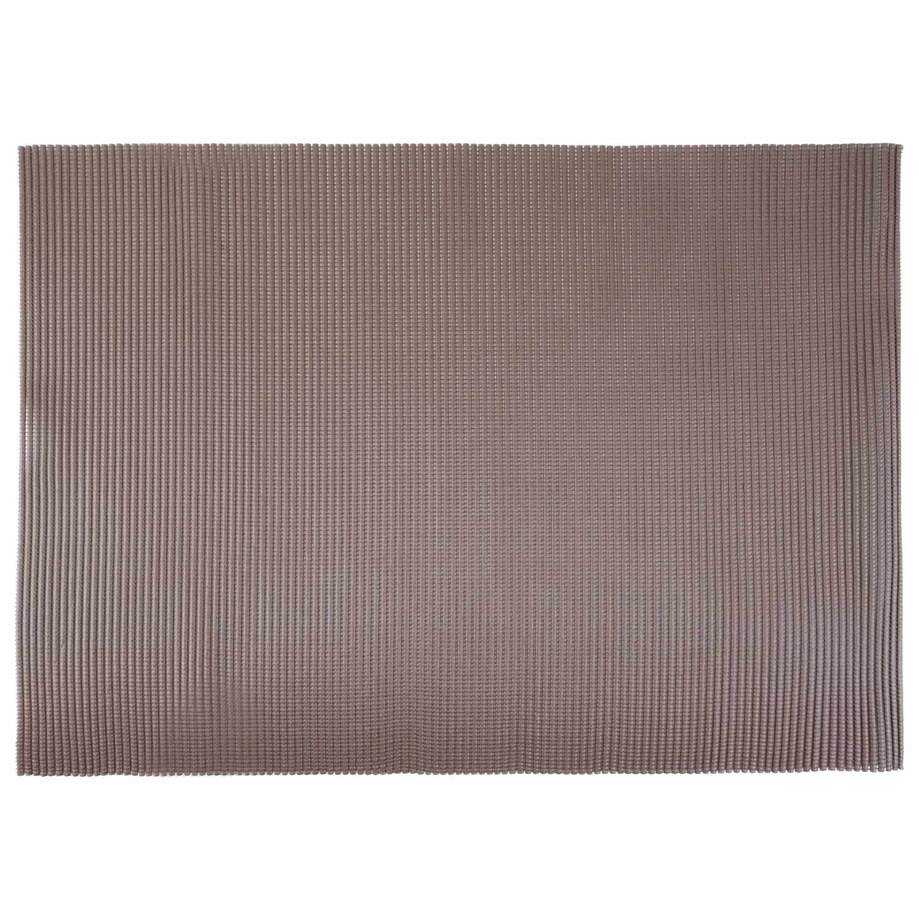 Non-adhesive PVC shelf liner, 25.5" x 4 feet - Brown