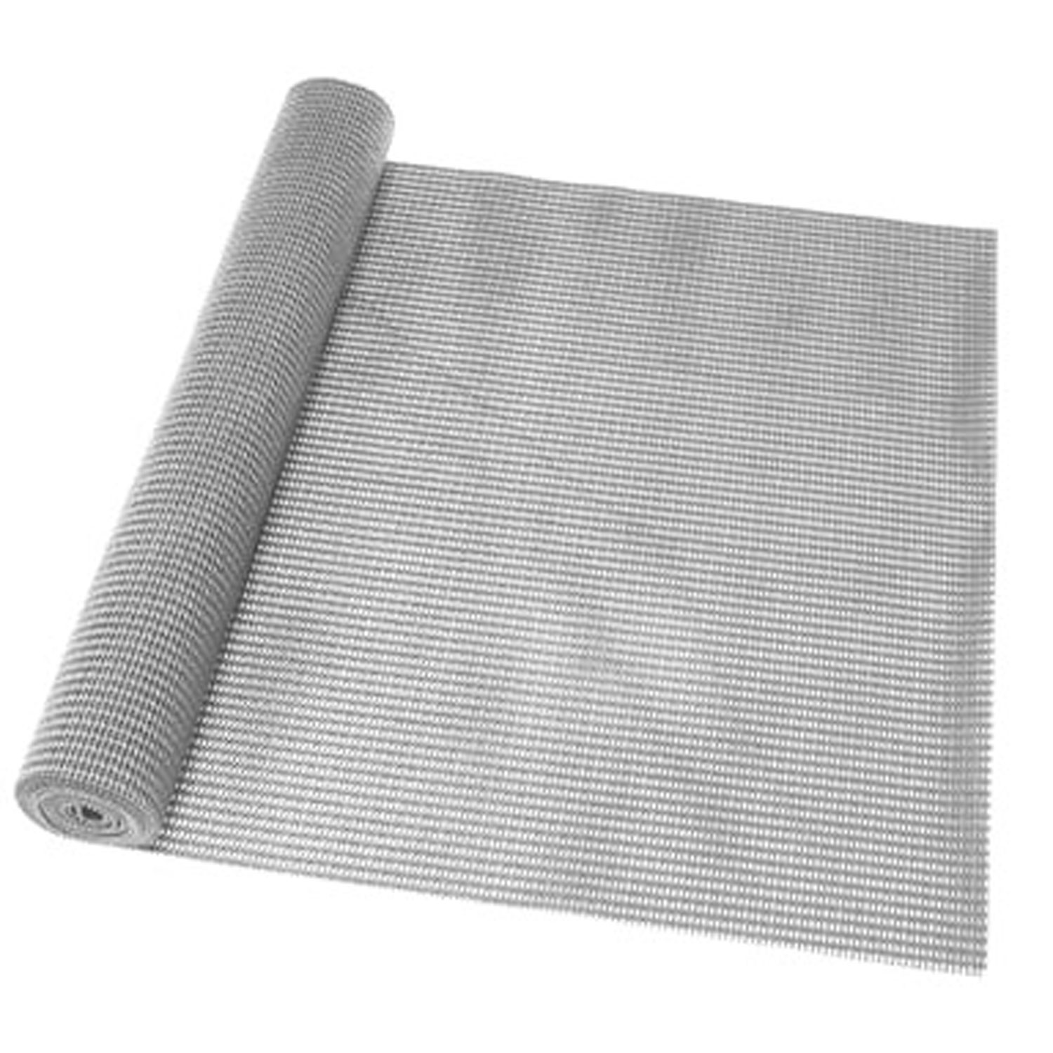 Non-adhesive PVC shelf liner, 25.5" x 4 feet - Grey