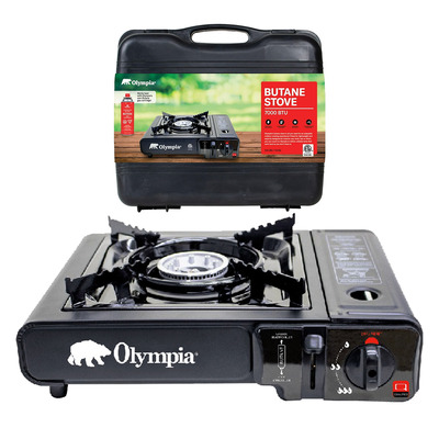 Olympia - Portable butane stove, 7000 BTU