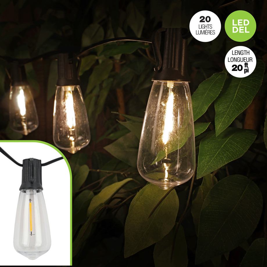 Outdoor string lights