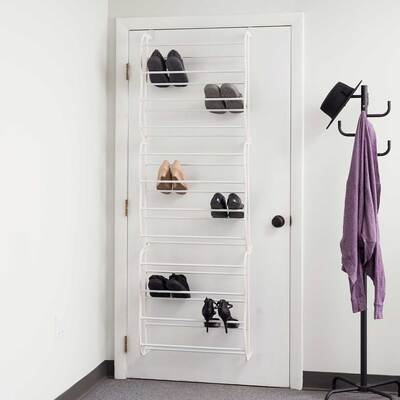 Over-door shoe rack - 36 pairs