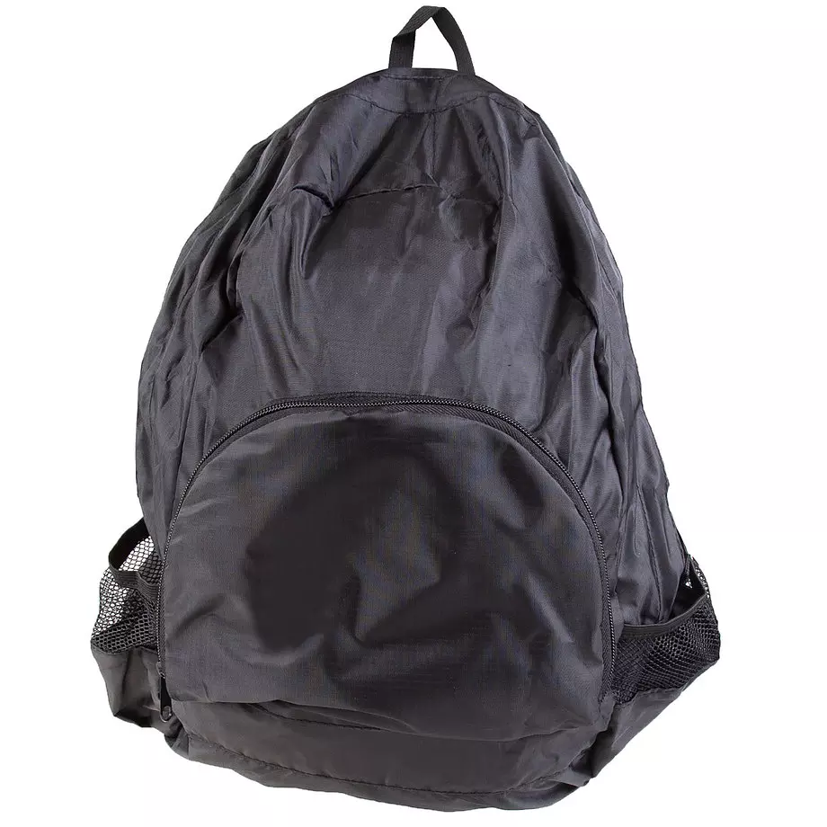 Packable backpack, black